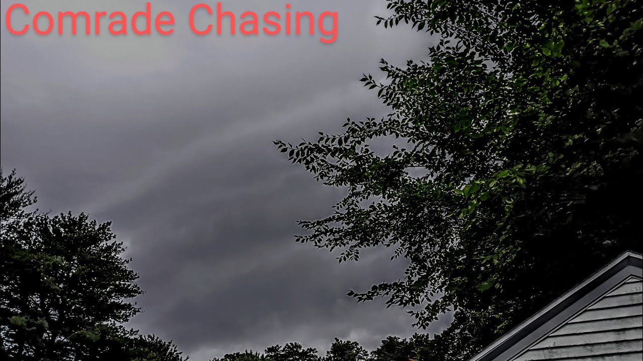 Time Lapse of Thunderstorm and Shelf Cloud near Springfield, MA! - YouTube