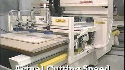 Thermwood M53 Roller Hold Down Auto load Unload