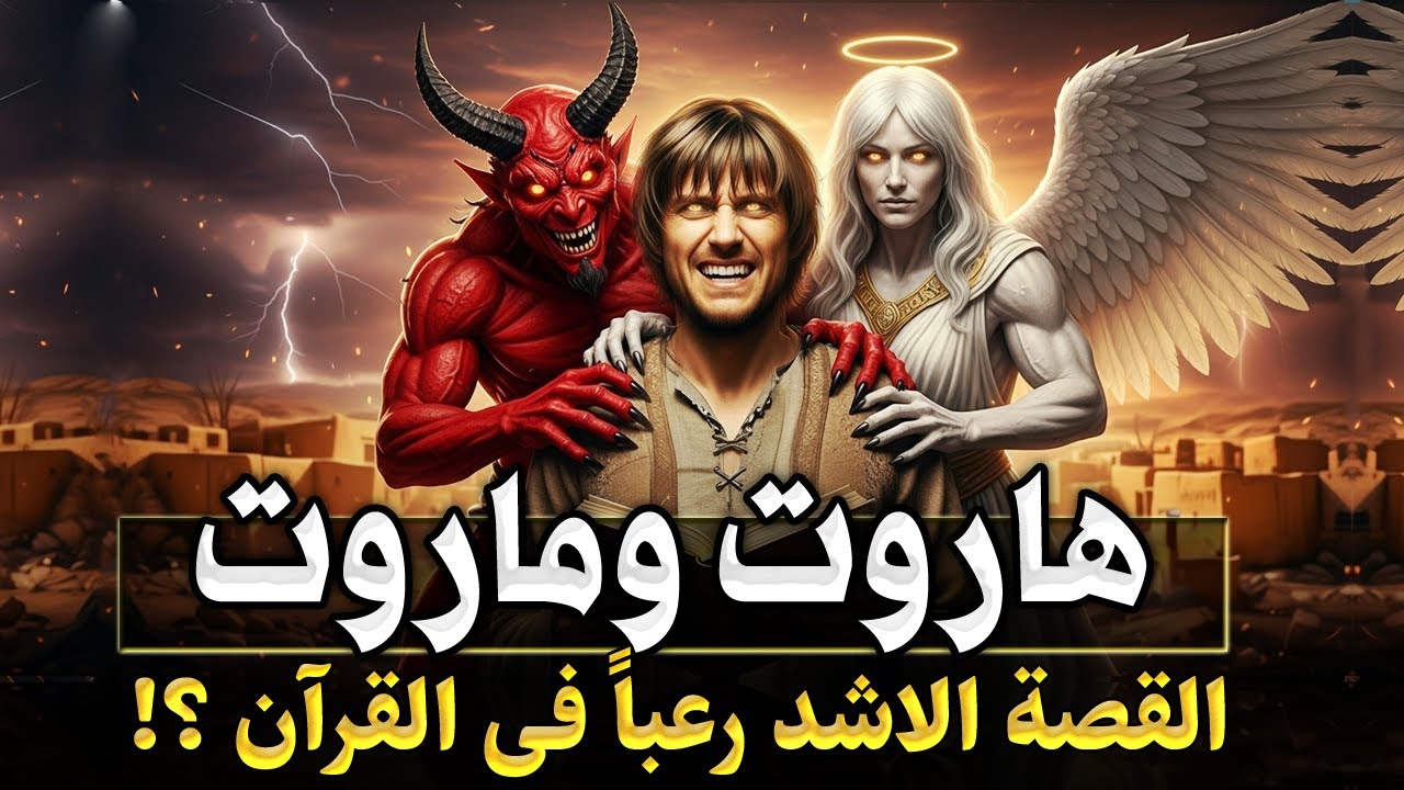 قصة هاورت وماروت المُرعبة بالذكاء الاصطناعي ! وسر تعلم الناس السحر في بابل ! وهل هم ملائكة أم شياطين