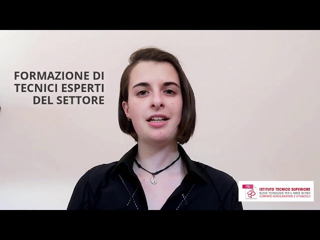 Caterina, studentessa del corso "Agribusiness & marketing manager" sede di Conegliano (Tv)