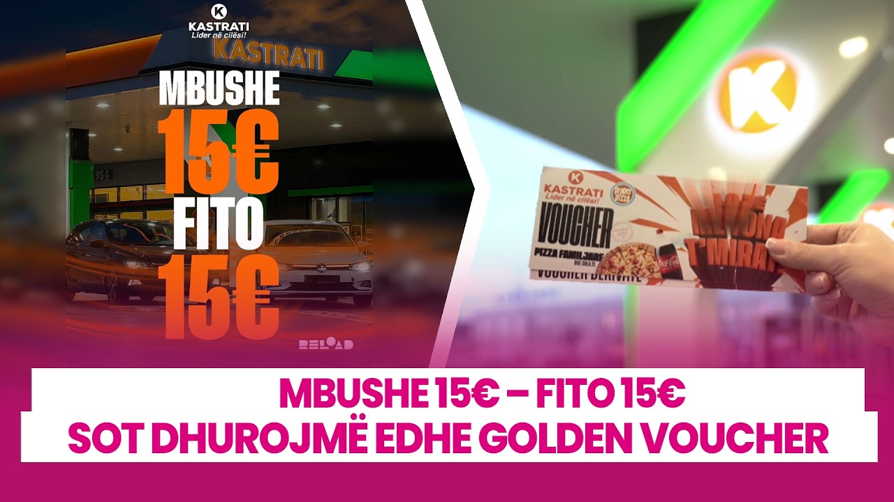 🔴 RELOAD - Mbushe 15€ – FITO 15€ - Sot dhurojmë edhe GOLDEN VOUCHER - 25.02.2026