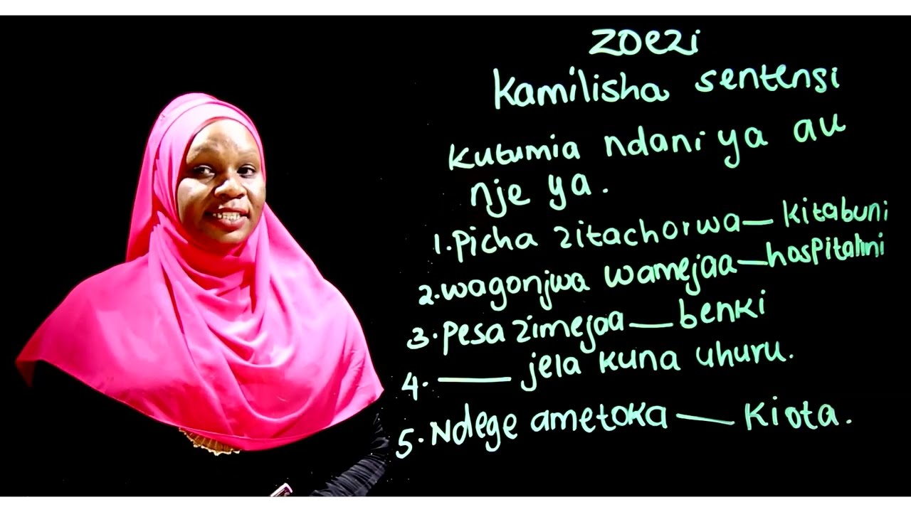 Gredi 3 Kiswahili Mwalimu Rehema - Matumizi ya 'ndani ya' na 'nje ya'