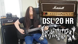 Marshall DSL 20 HR Old Skull Death Metal - Incantation - Profanation Cover