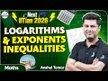 Logarithms &amp; Exponents Inequalities | Class 11 Math | JEE 2026 Preparation | @InfinityLearn-JEE