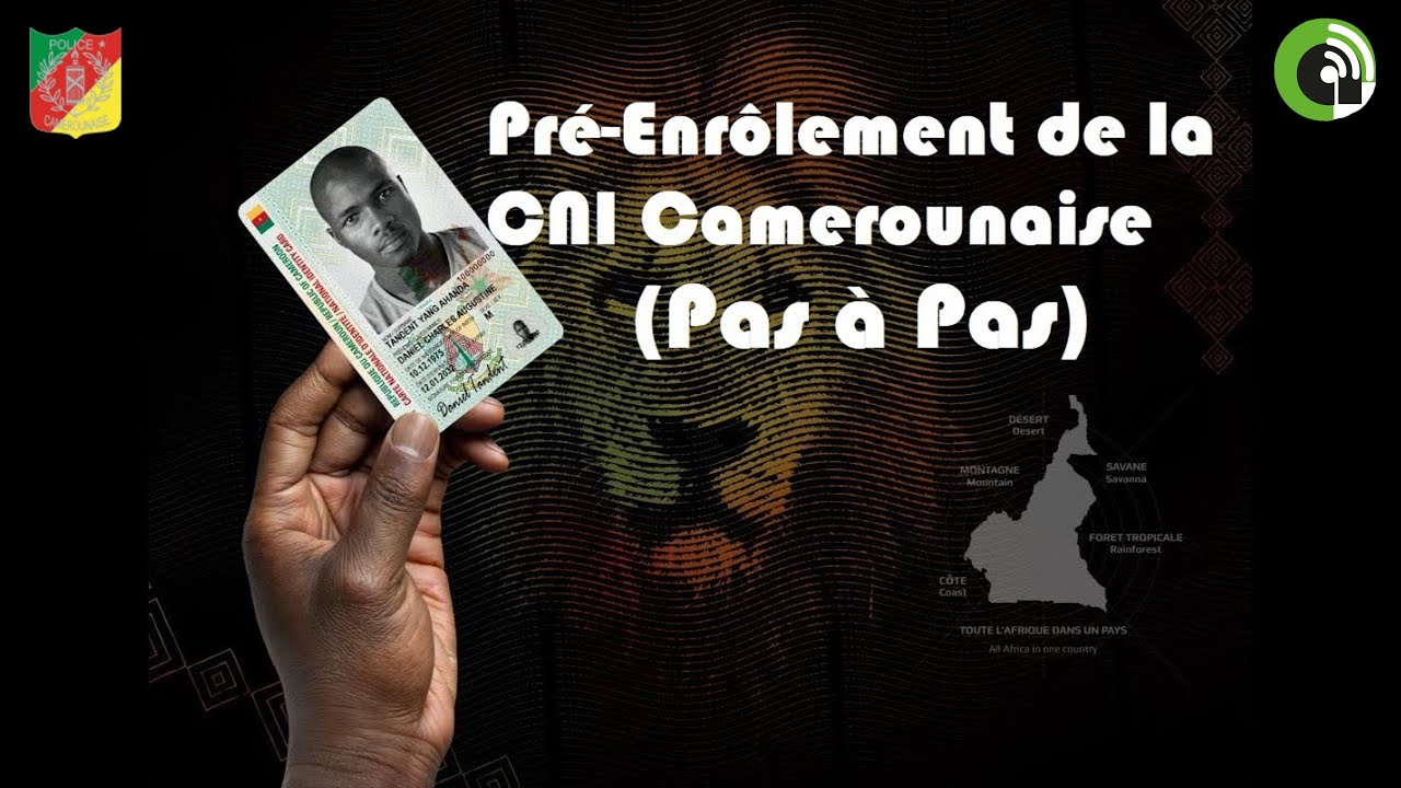 Pré-enrôlement CNI Cameroun  – TUTORIEL pas à pas (2026) | idcam.cm explication complète