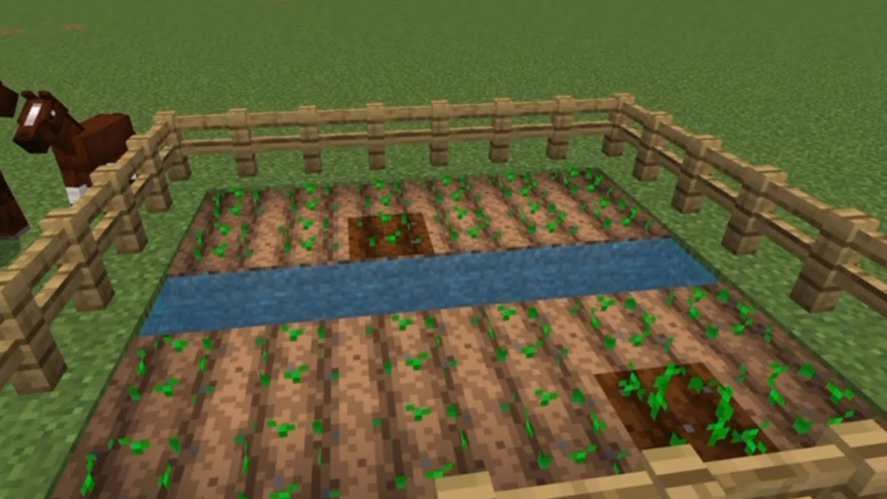 How to make a farm in minecraft (Tutorial) (For Beginning Survival