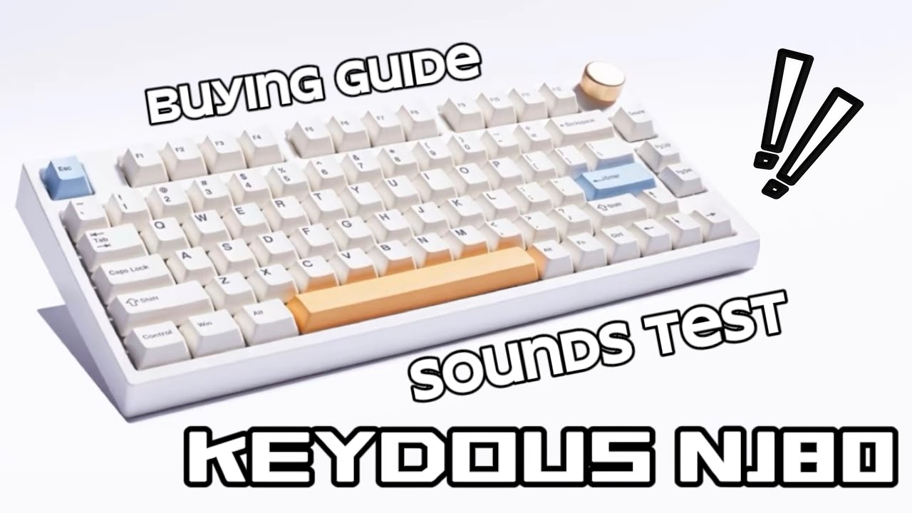 Buying Guide | Full switches sounds test for KEYDOUS NJ80 - YouTube