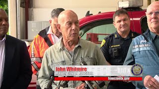 Mayor Whitmire provides weather and flooding updates for Kingwood - May 3, 2024