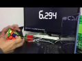 Rubik's cube 10.81 Average of 5(9.77 single!!!)