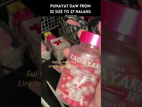 Pumayat daw from  32 size to 27 nalang check out the link in my BIO