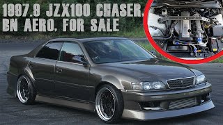 1997.9 JZX100 Chaser Tourer V with BN Aero, SSR 19's and Power FC available from Powervehicles Ebisu