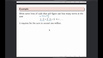 Intro to MATLAB - Week 1 - Example 3: while-loop
