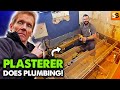 Plasterer plumbs in his bathroom triumph or disaster