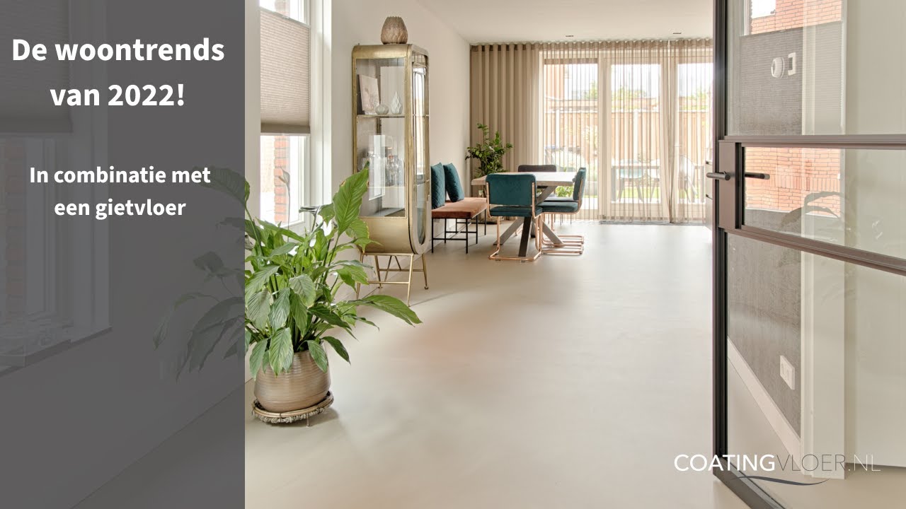 De woontrends van 2022 | Gietvloer | Coatingvloer.nl