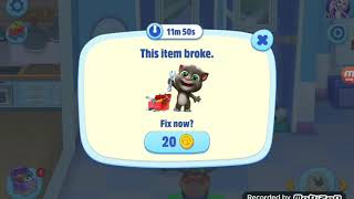 My Talking Tom Friends Broke Toilet