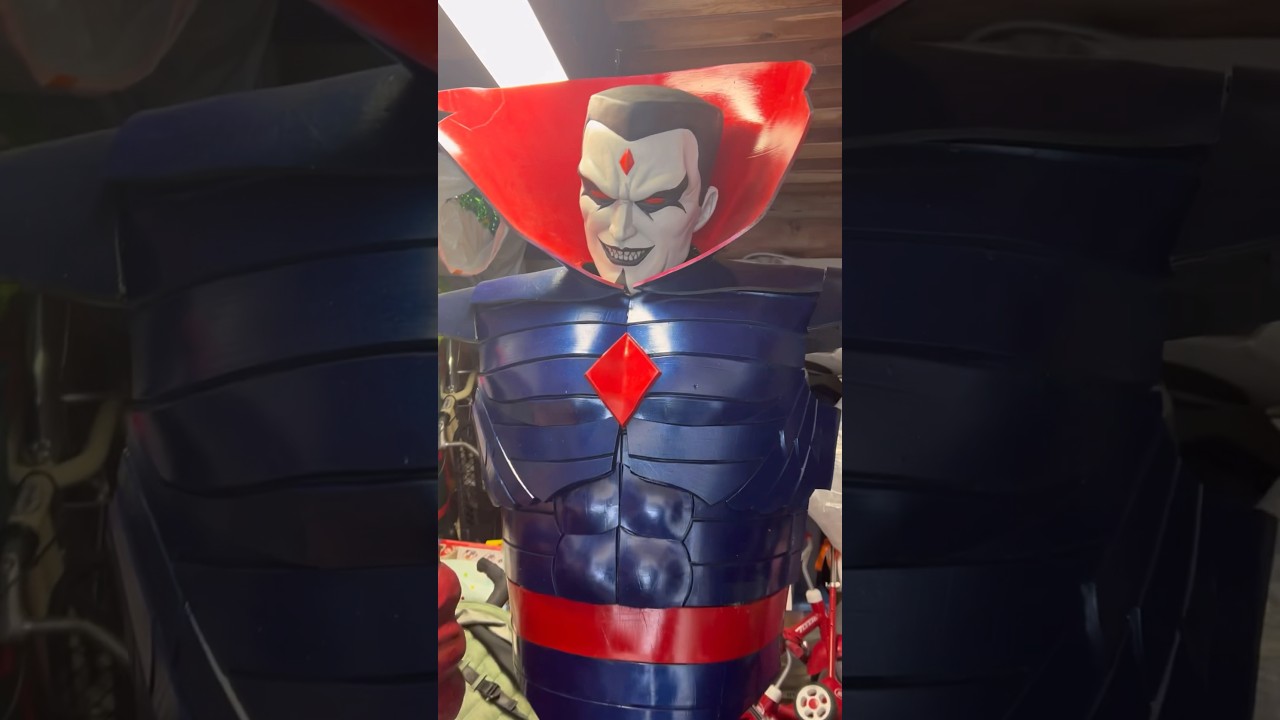 Finishing Mr Sinister’s cape, Cosplay done ready to suit up. #cosplayer #marvel #mrsinister #xmen