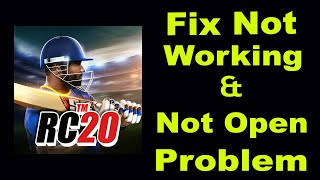How To Fix Real Cricket 3D App Not Working | Real Cricket 3D Not Open Problem | PSA 24