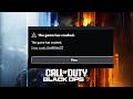 Fix COD Black Ops 7 Not Launching Error Code 0xfffffffe The Game Has Crashed On PC