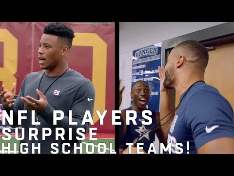 nfl-players-surprise-high-school-football-teams!