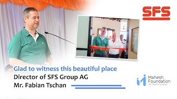 Glad to witness this beautiful place - Director of SFS Group AG Mr. Fabian Tschan