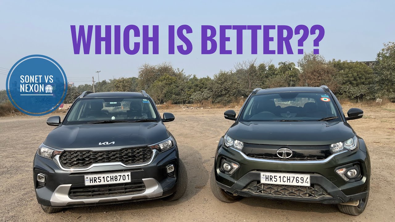 Kia sonet vs tata nexon comparison!! Full comparison of specs and ...
