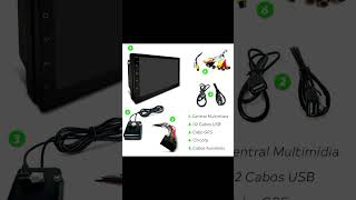 Central Multimidia Android 13 2GB 7 Pol 2 Din Espelhamento USB Bluetooth GPS Integrado, link na bio.