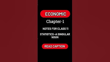 Class 11th economics Topic statistics-a singular noun#education#viral#economics#onlineclass#youtube.
