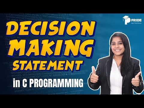 How To Make Decision Making Statement In C ? 💻💯#prideeducare #happylearning #decisionmaking