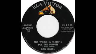 Don Gibson  - The World is Waiting for The Sunrise chords