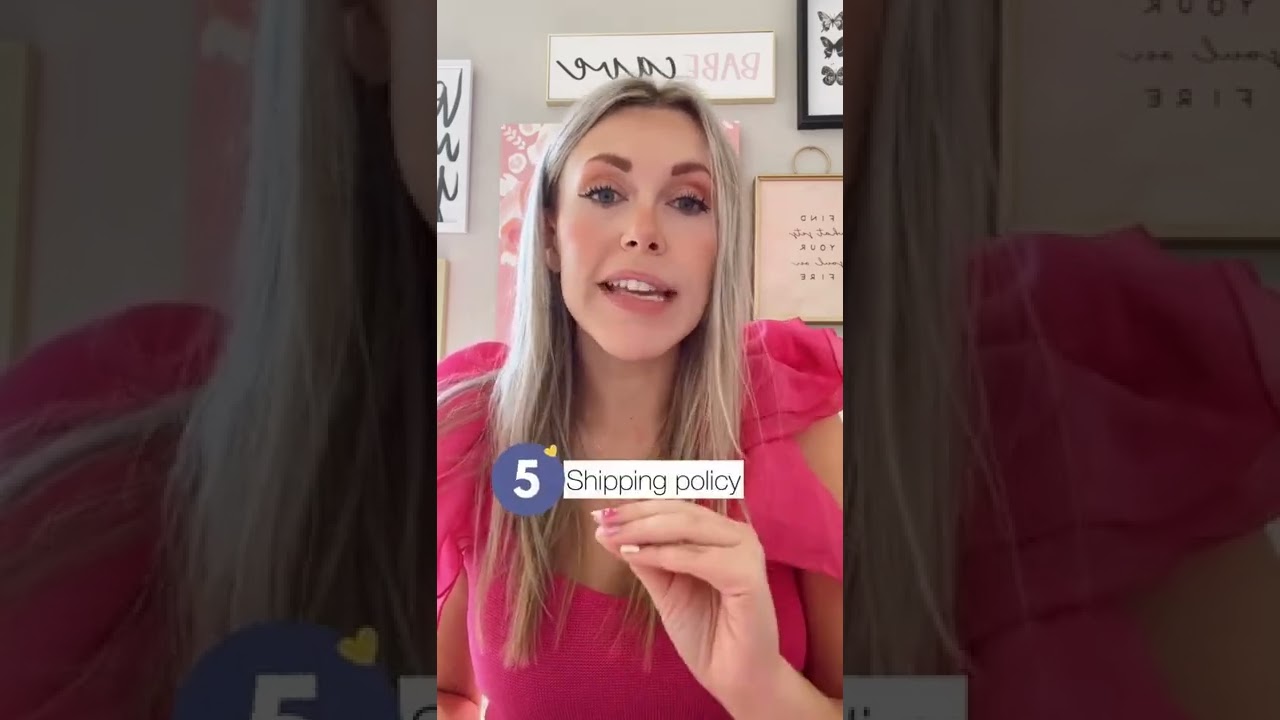 6 policies you NEED to have in your Etsy shop 🛍to LEGALLY PROTECT yourself! 👀