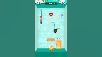 Rescue Cut   Rope Puzzle   Level 101