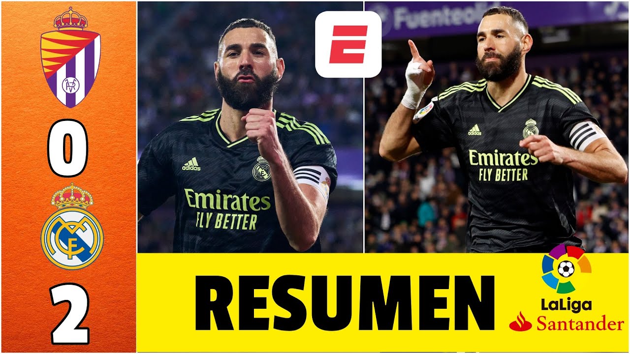 REAL MADRID cerró el año con SUFRIDA VICTORIA por 2-0 vs Valladolid ...
