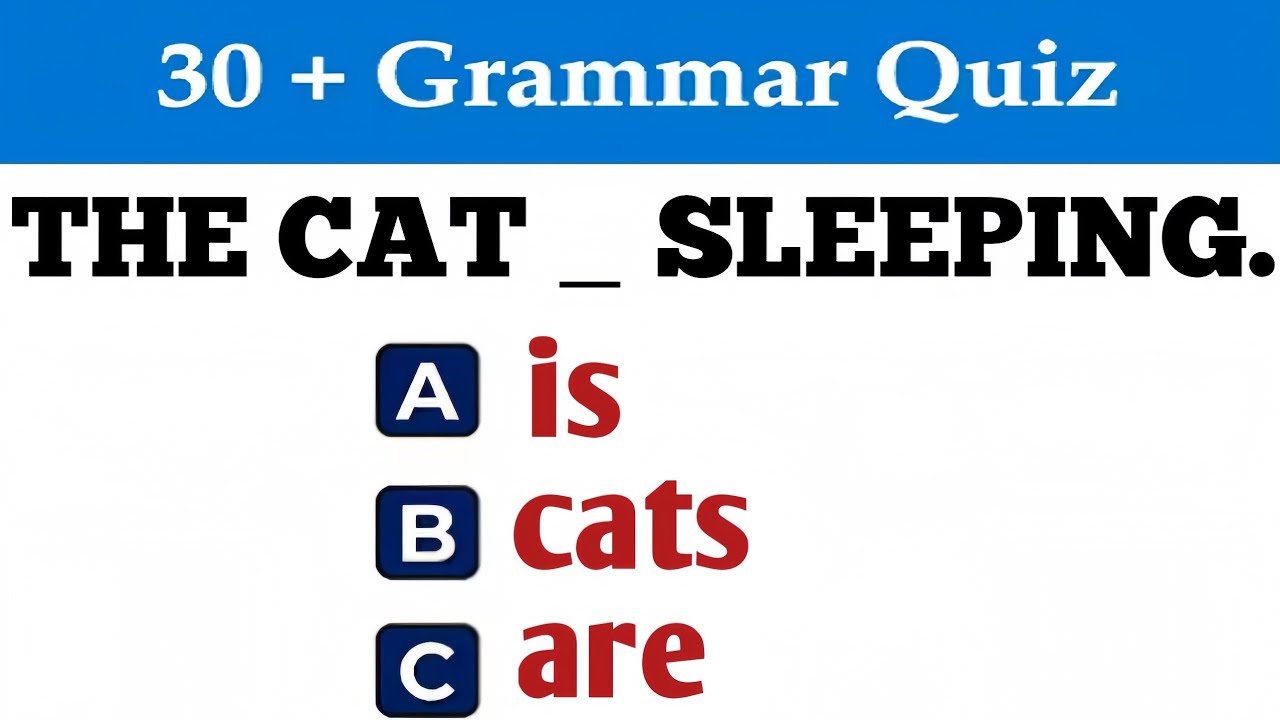 40 вопросов по английской грамматике (тест с множественным выбором) | Проверьте свои знания англи...