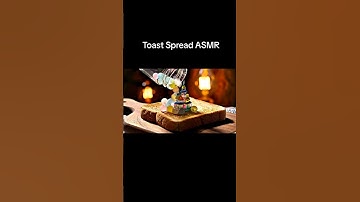 Toast Spread ASMR #asmr #foryou #fyp #satisfying #oddlysatisfying #toast #cute