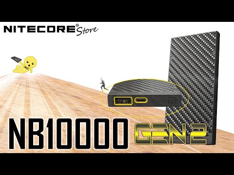 Nitecore NB10000 GEN 2 USB/USB-C Dual Port 10000mAh Power Bank