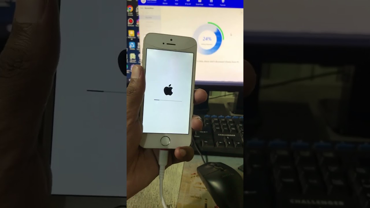 iPhone 5S Global A1530 Black Screen Hang Logo Fix 