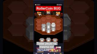 bug estranho que aconteceu no jogo RollerCoin, as peças coloridas estavam todas cinzas no Crypto Hex