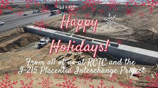 I-215 Placentia Interchange Drone Footage - December 2020