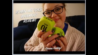 HIIT WORKOUT USING FITNESS DICE Review| Fitness Friday