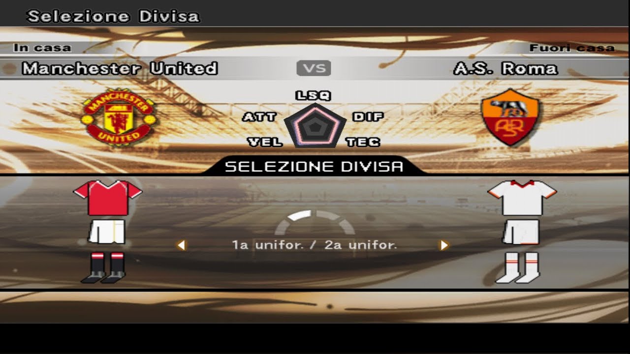 PES4 | MANCHESTER UNITED   ROMA