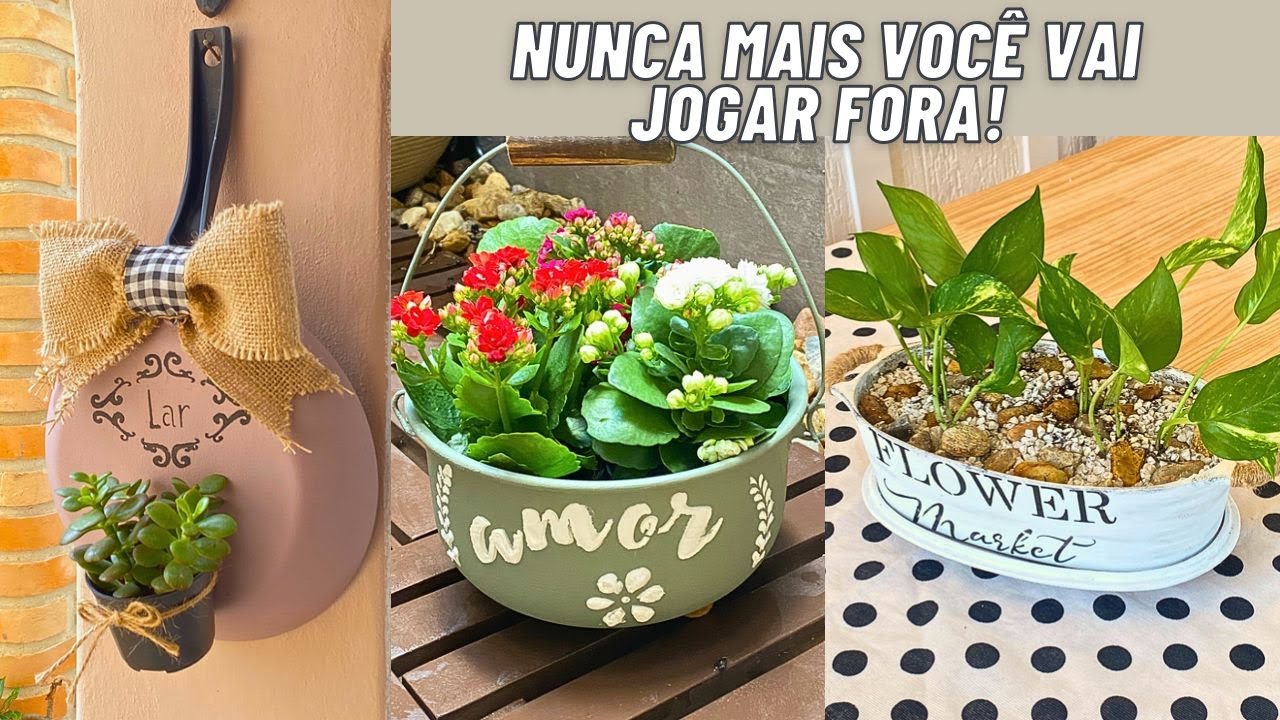 IDEIAS GENIAIS QUE VOCÊ VAI QUERER FAZER COM PANELAS QUE PODERIAM JOGAR FORA !