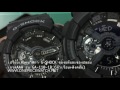 เปรียบเทียบนาฬิกา G-SHOCK ของแท้และของปลอม เกรดAAA(Mirror) รุ่น GA-110-1B (ตัวเรือน+ฟังคชั่น)