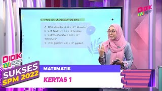 Sukses (2022) | Matematik: Kertas 1