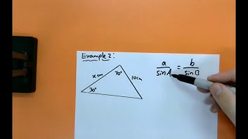 Non - Right Angled Trigonometry: Using Sine Rule to Find Unknown Side