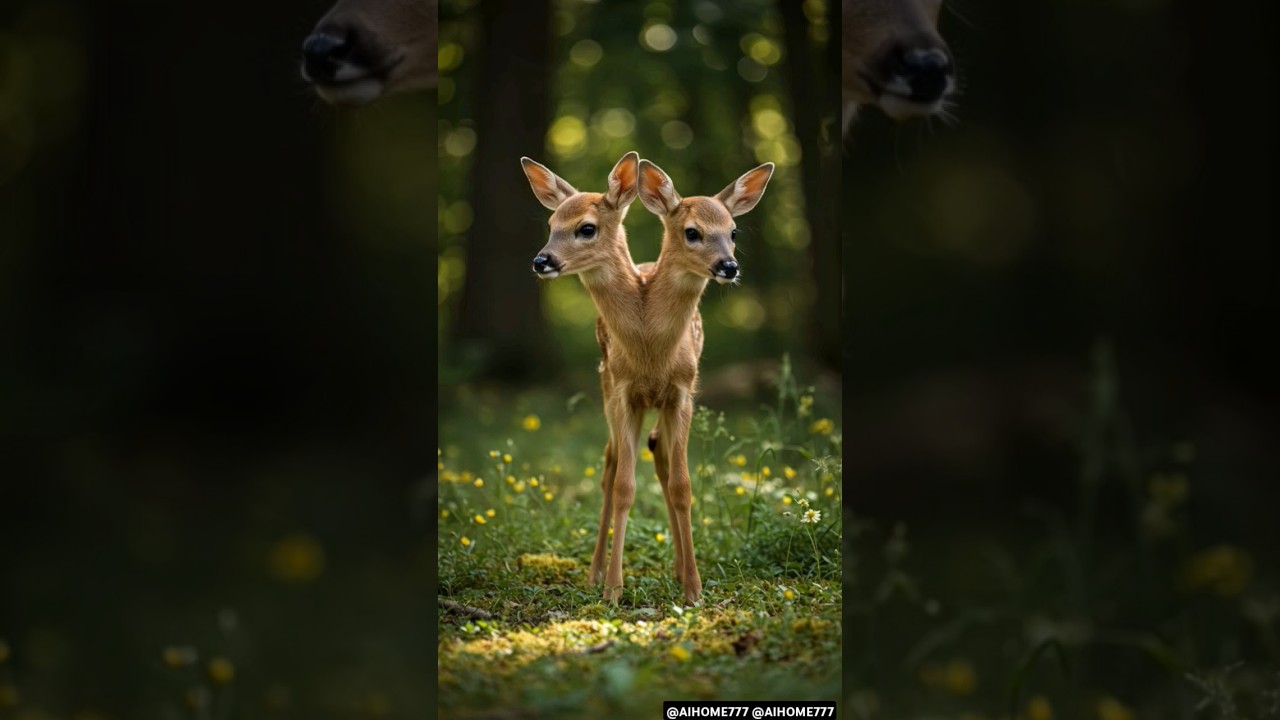 Unbelievable nature created this deer 