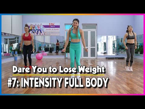 Dare You to Lose Weight #7 - Moderate Intensity Full Body Exercises | 1 Week Challenge | Eva Fitness
