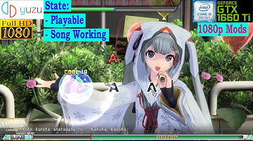 [Yuzu EA Switch Emulator] Hatsune Miku - Project DIVA Mega Mix ~IR-1080p~ (OpenGL-1080p)