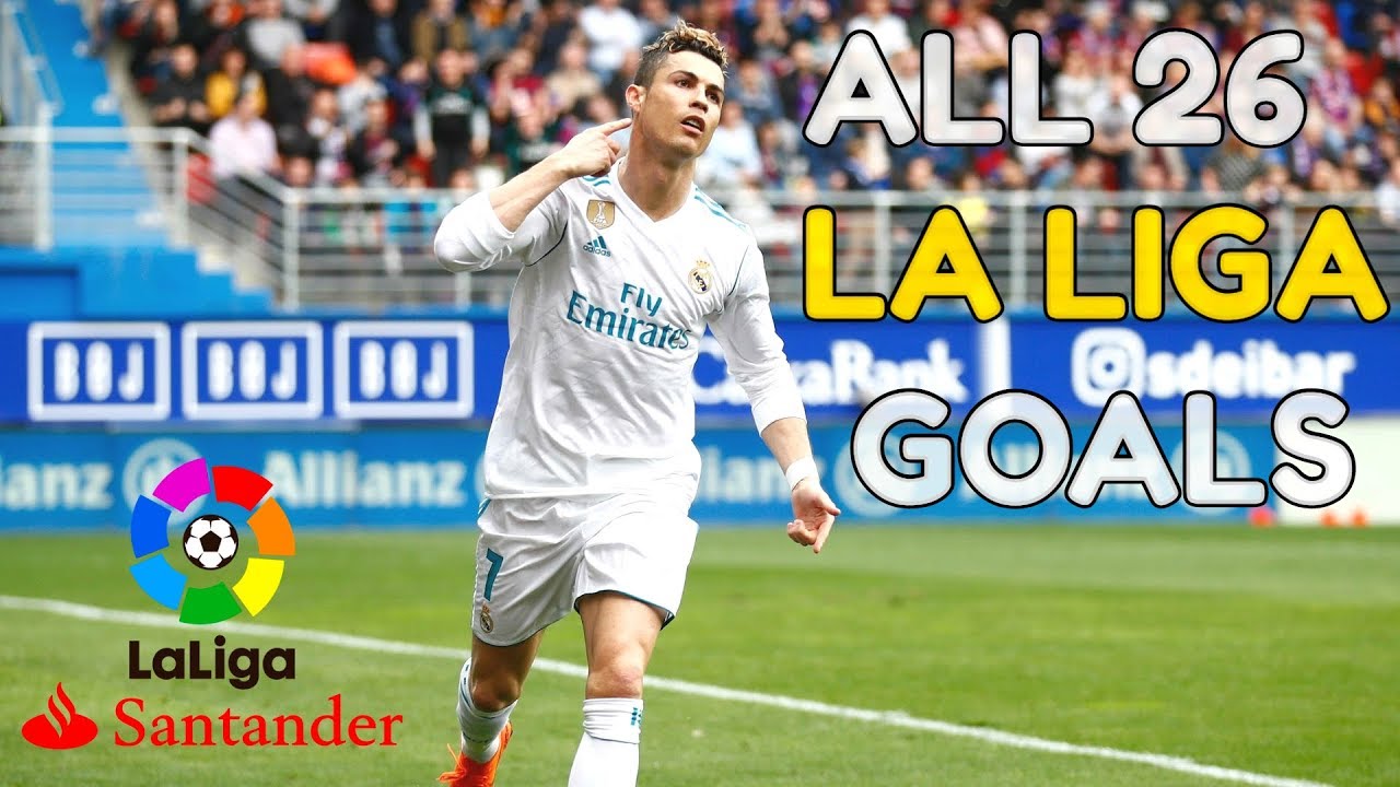 Cristiano Ronaldo All 26 La Liga Goals 2017/2018 HD YouTube