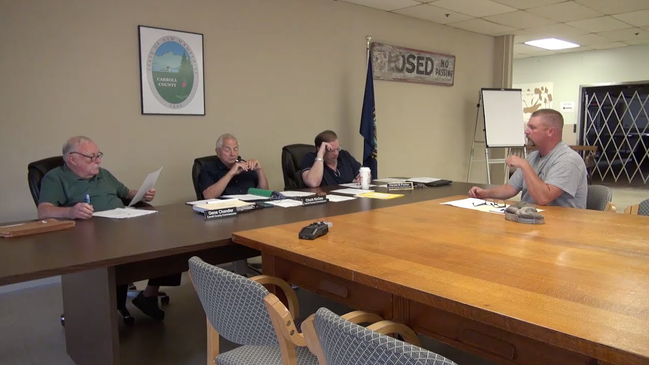 Carroll County NH Commission 8/25/25 FULL MEETING