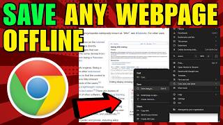 How To Save Any Webpage For Offline Viewing In Google Chrome (2026) (Complete Guide)